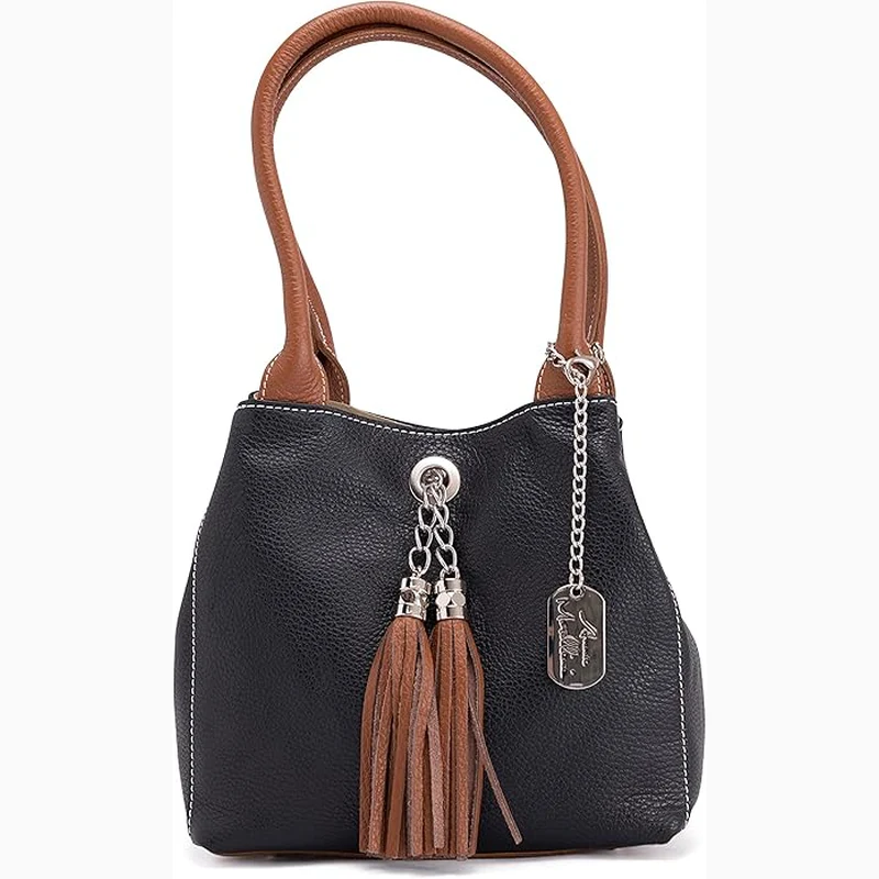 Anna Morellini WB113267 sac à main femme cuir noir